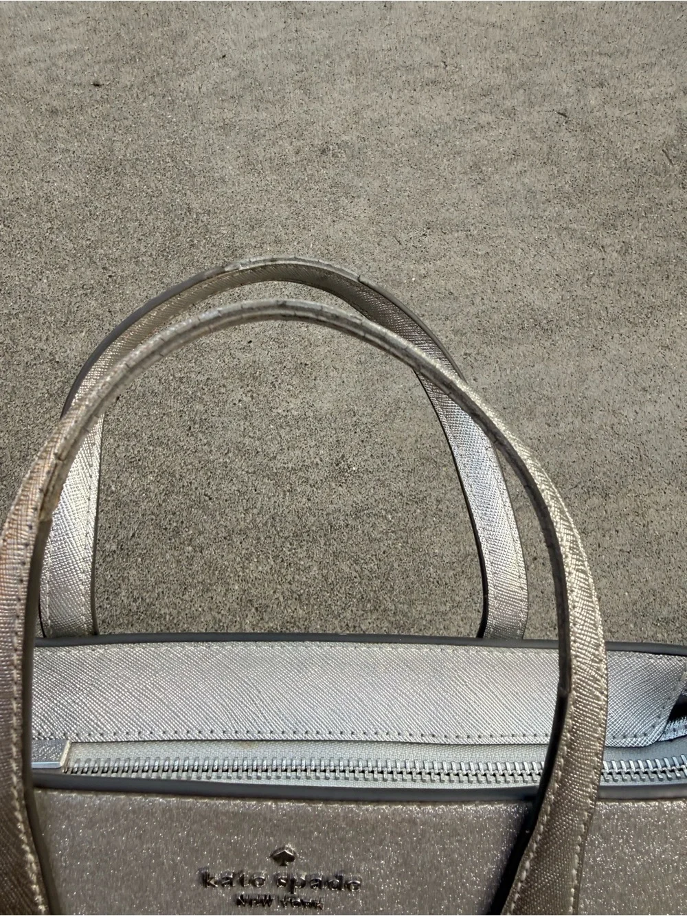 kate spade sparkling silver